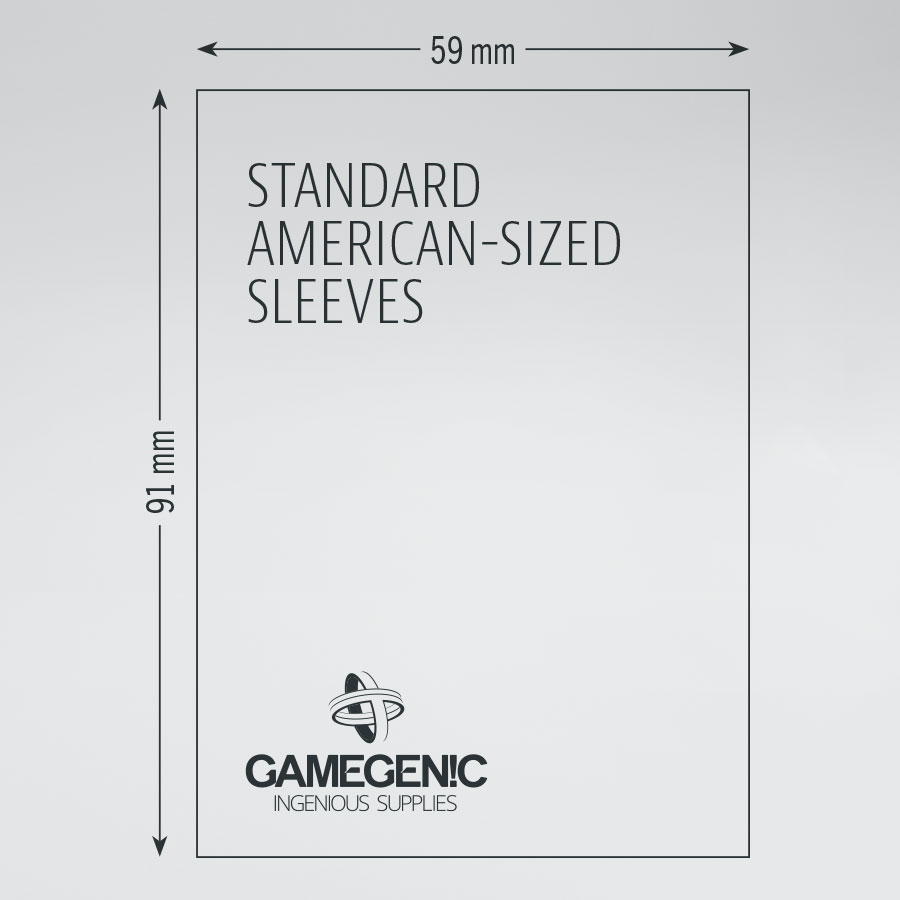 Gamegenic: Matte Board Game Sleeves - Green