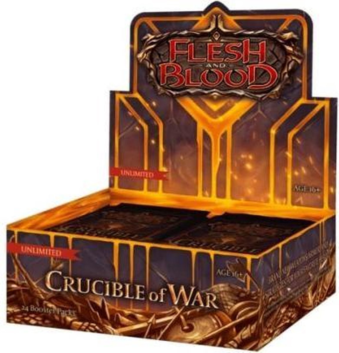 Flesh and Blood TCG: Crucible of War Unlimited Booster Display