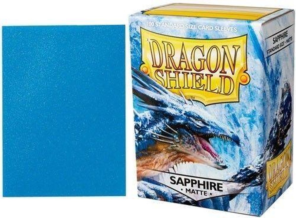 Dragon Shield Card Sleeves: Standard Matte Sapphire (63x88mm) - 100 stuks