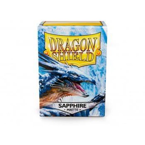 Dragon Shield Card Sleeves: Standard Matte Sapphire (63x88mm) - 100 stuks