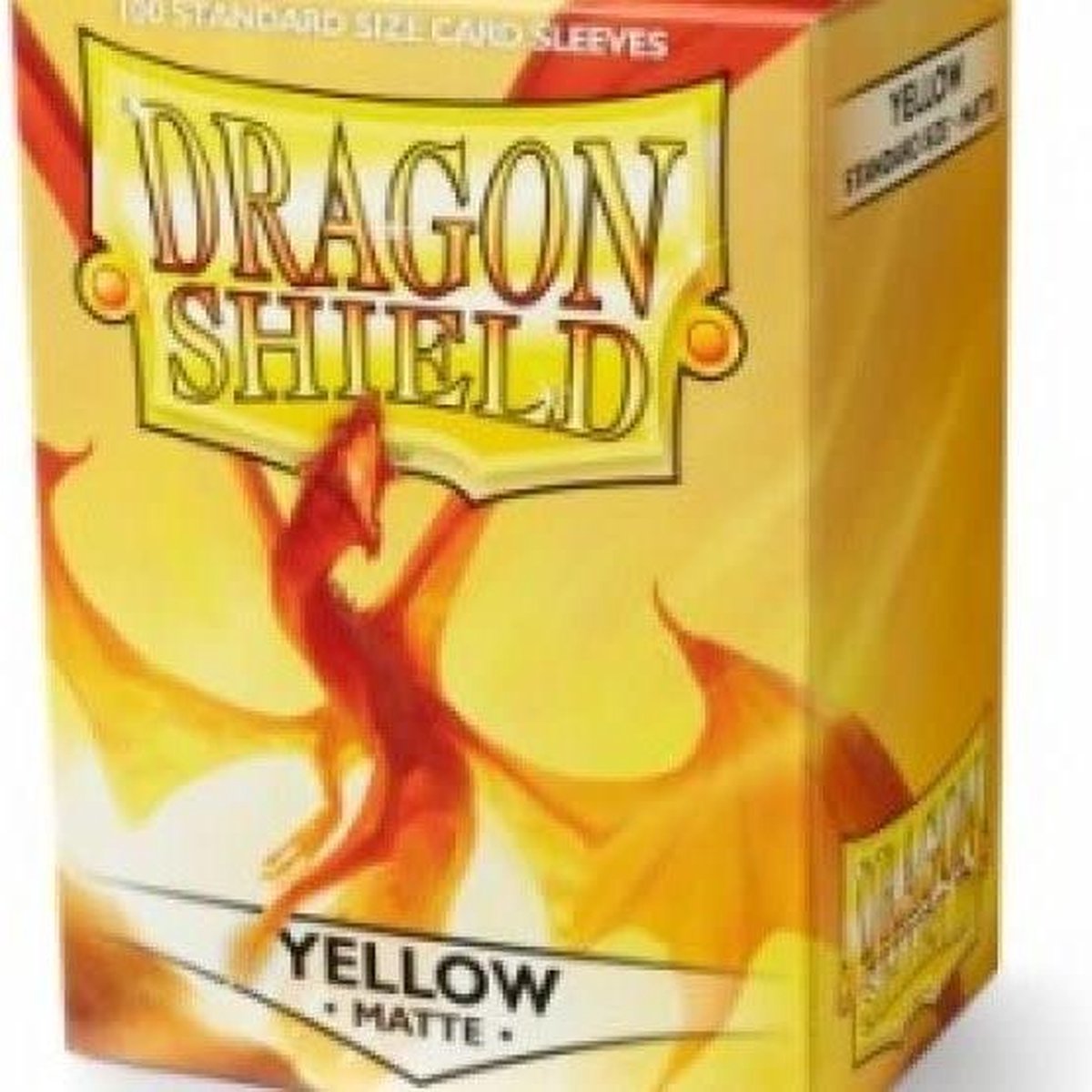 Dragon Shield Card Sleeves: Standard Matte Yellow (63x88mm) - 100 stuks