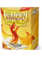 Dragon Shield Card Sleeves: Standard Matte Yellow (63x88mm) - 100 stuks