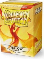 Dragon Shield Card Sleeves: Standard Matte Yellow (63x88mm) - 100 stuks