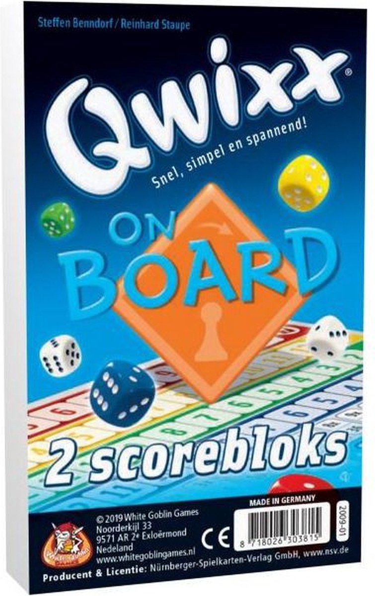 Qwixx On Board Bloks