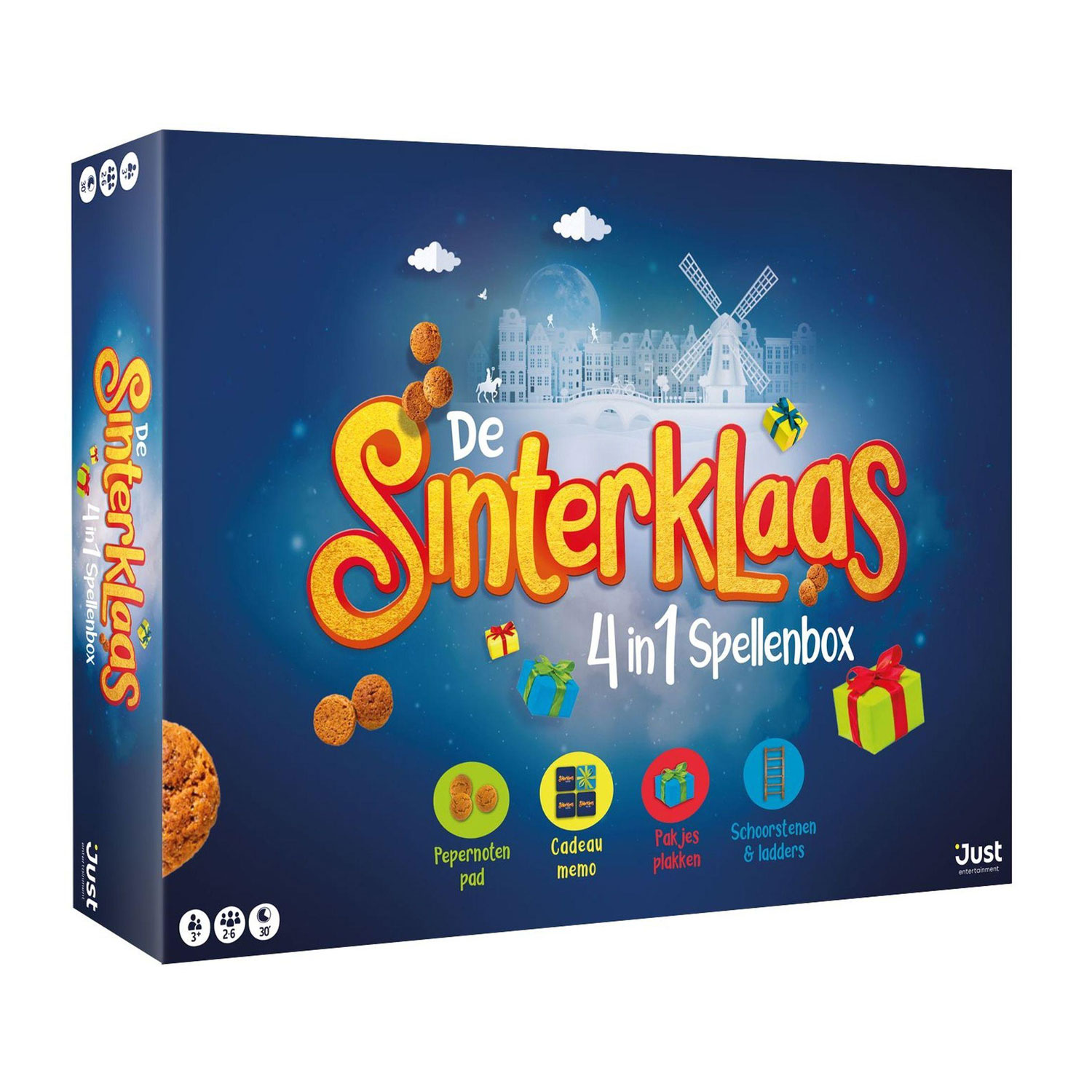 De Sinterklaas 4-in-1 Spellenbox