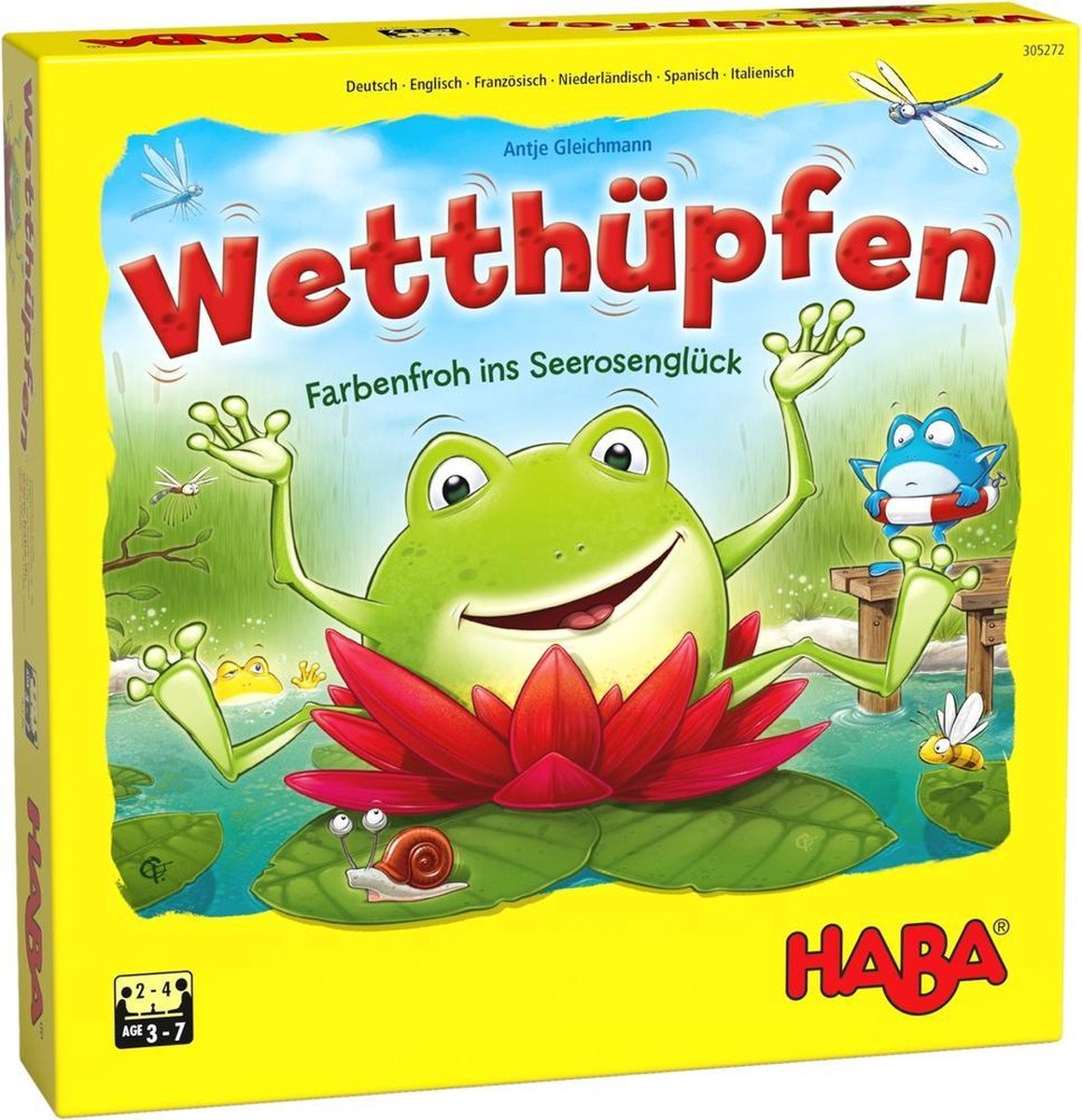 Haba Kinderspel Kikkersprongen (Du)