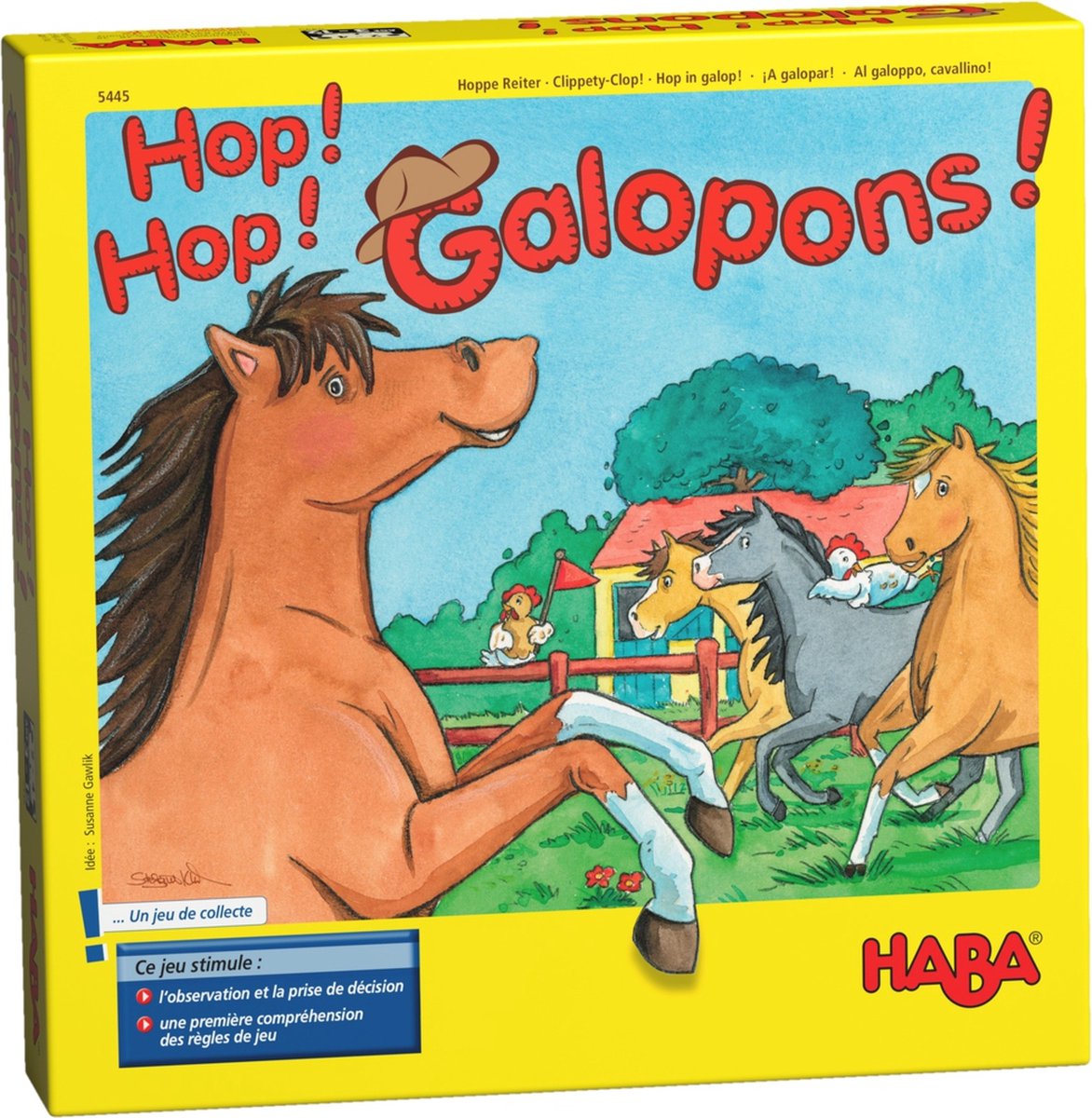 Haba Kinderspel Hop! Hop! Galopons! (Fr)