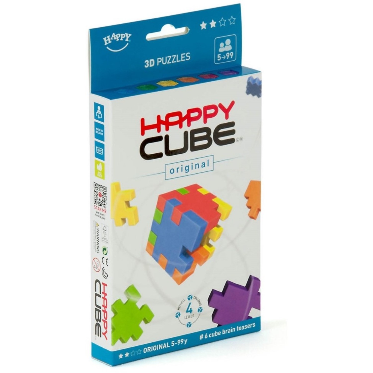 Smart Games Happy Cube 6 Colour Pack Original