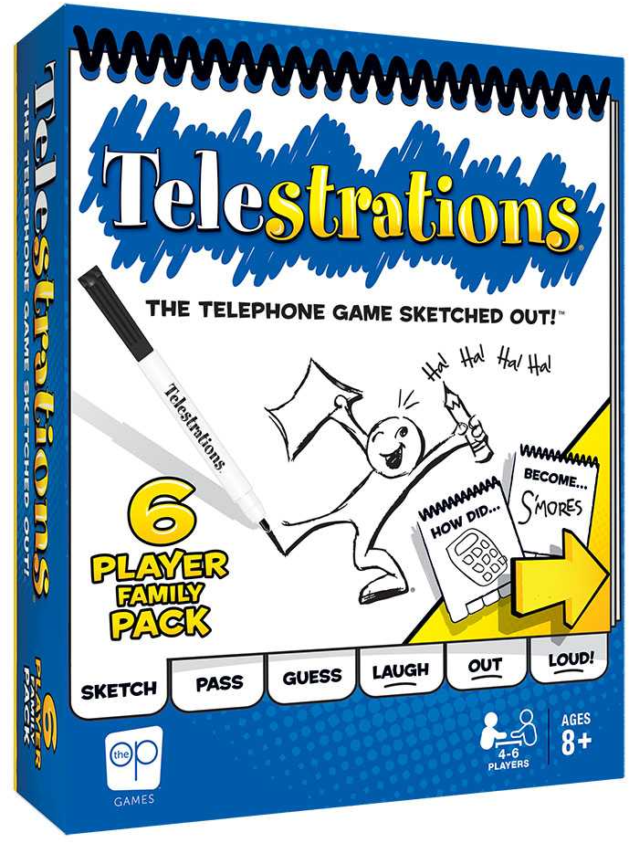 Telestrations 6 Player: The Family Pack