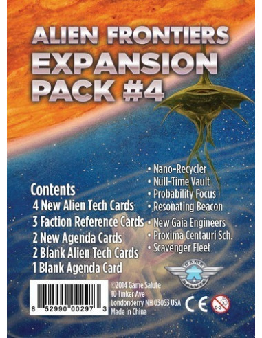 Alien Frontiers Expansion Pack 4