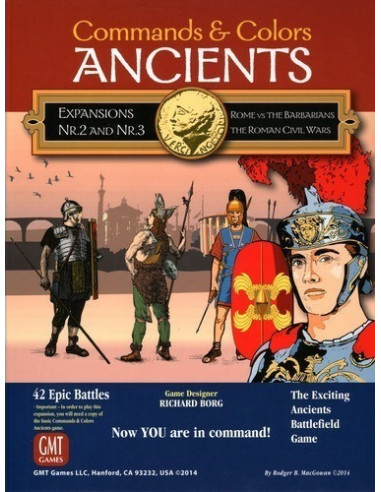 Commands & Colors: Ancients Expansions 2 and 3 - Rome vs the Barbarians The Roman Civil Wars