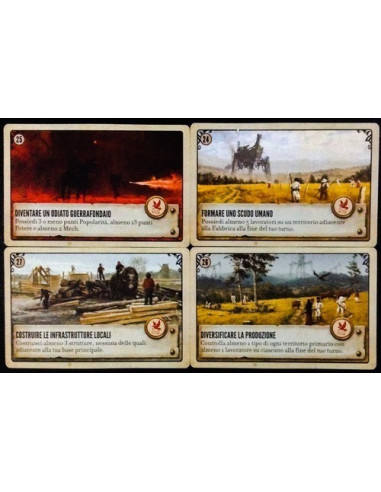 Scythe Promo Pack 3 - Objective card Promos-24-27