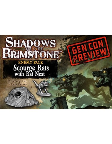 Shadows of Brimstone: Scourge Rats / Rats Nest Enemy Pack