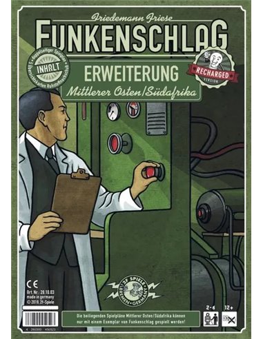 Funkenschlag Erw. 12 (Recharged Version): Mittlerer Osten/Suedafrika (DE)