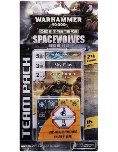 Warhammer 40000 Dice Masters: Space Wolves – Sons of Russ Team Pack