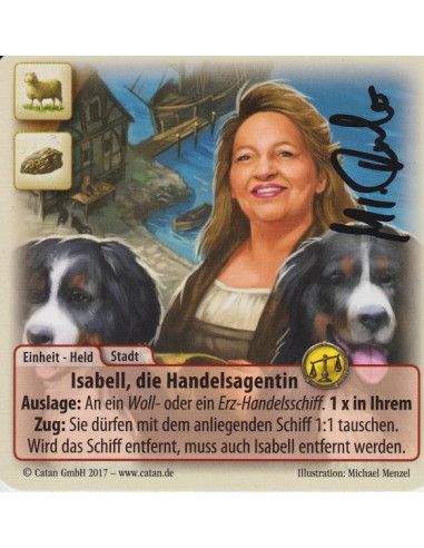 CATAN - Das Duell - Sonderkarte 2017: Isabell die Handelsagentin Spiel