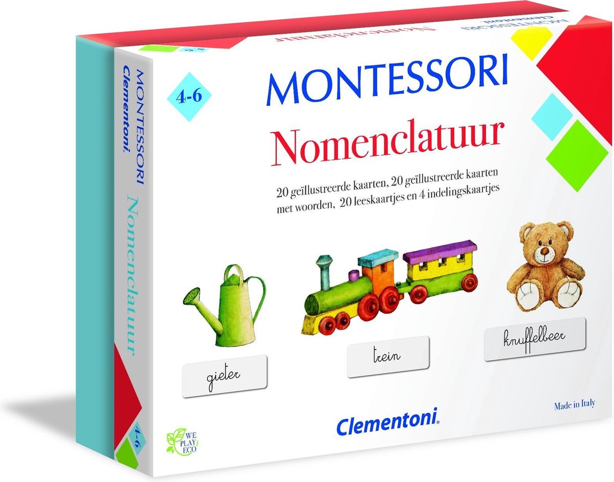 Clementoni Montessori Nomenclatuur Woordenschat Multicolor