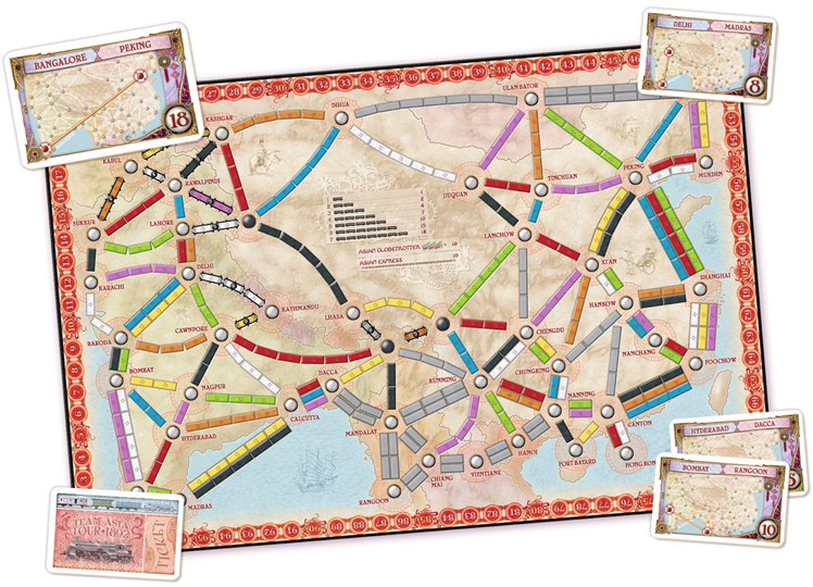 Ticket To Ride - Asia Uitbreiding