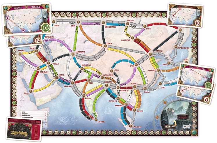 Ticket To Ride - Asia Uitbreiding