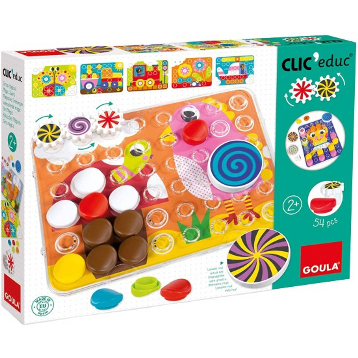 Goula Kinderspel Clic' Educ Junior 77-delig