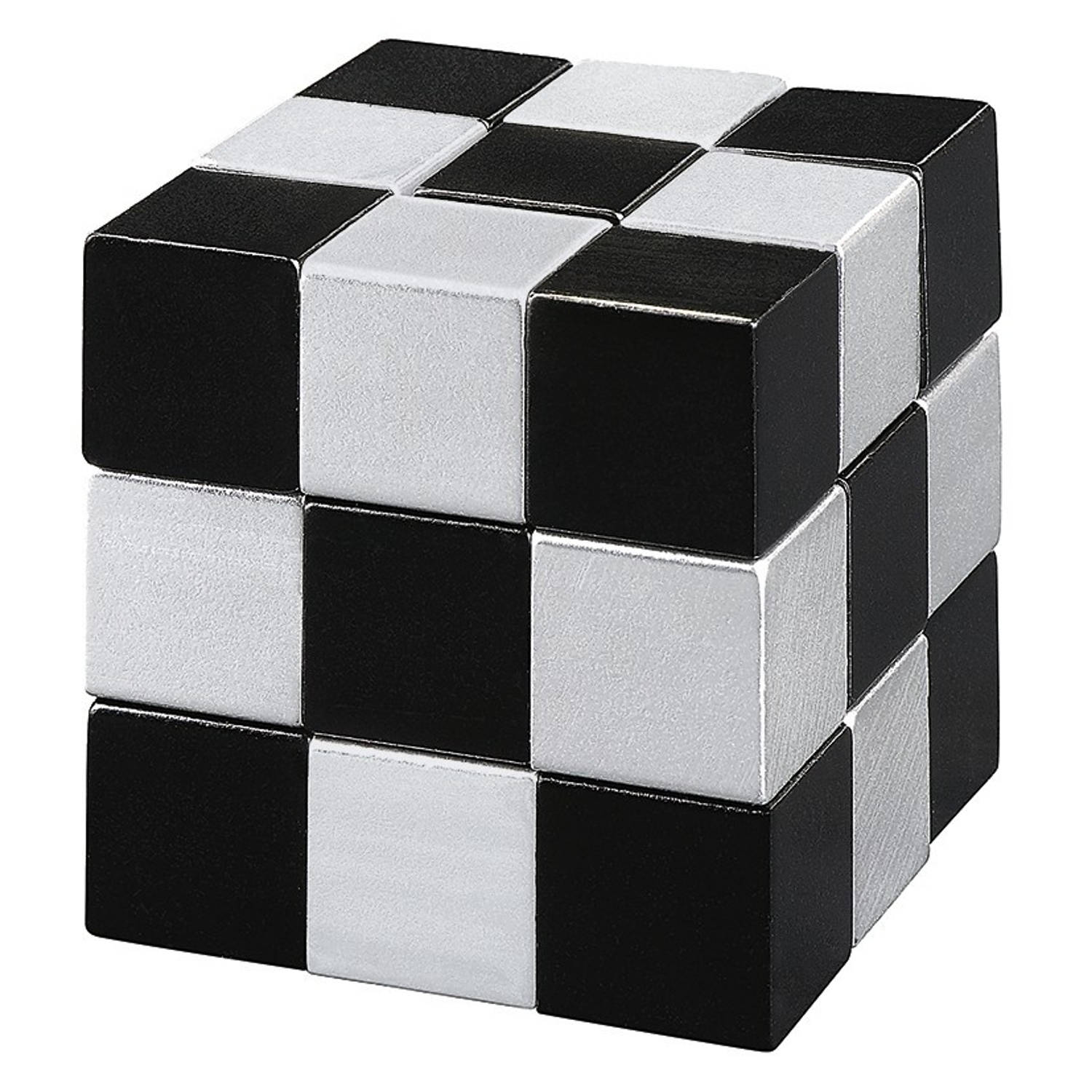 Moses Puzzel Snake2cube Zilver 4,5 Cm