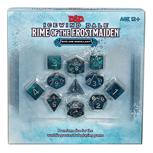 D&D - Icewind Dale Rime of The Frostmaiden Dice Set