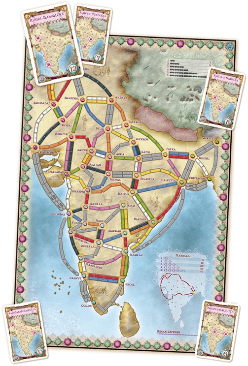 Ticket To Ride - India Uitbreiding