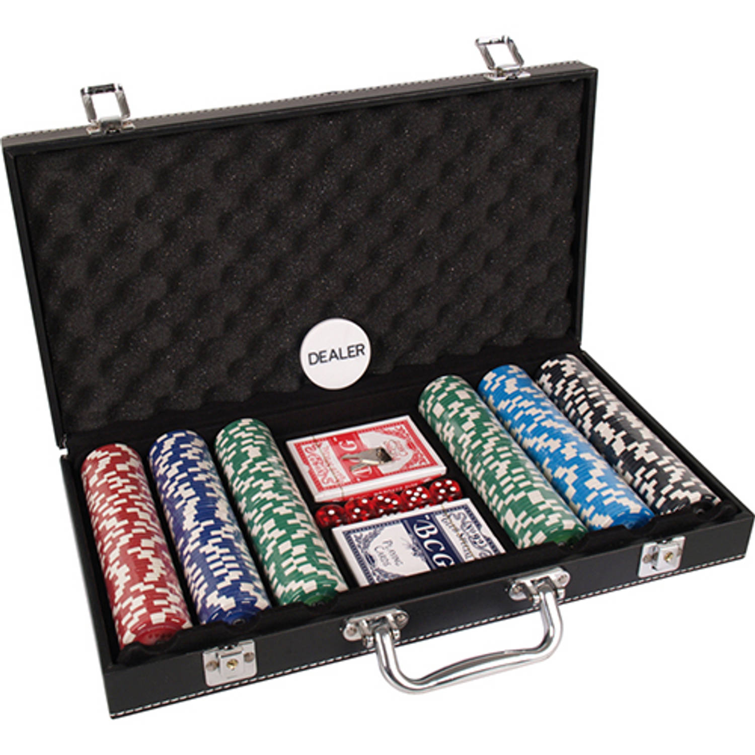 Pokerset Koffer Kunstleer 300 Chips