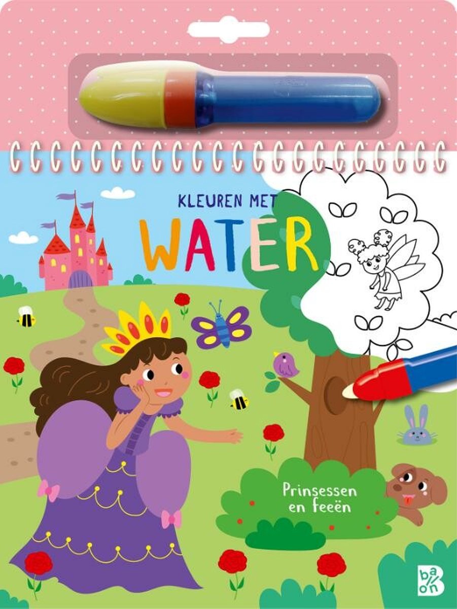 Kleuren met water Prinsessen en feeÃ«n