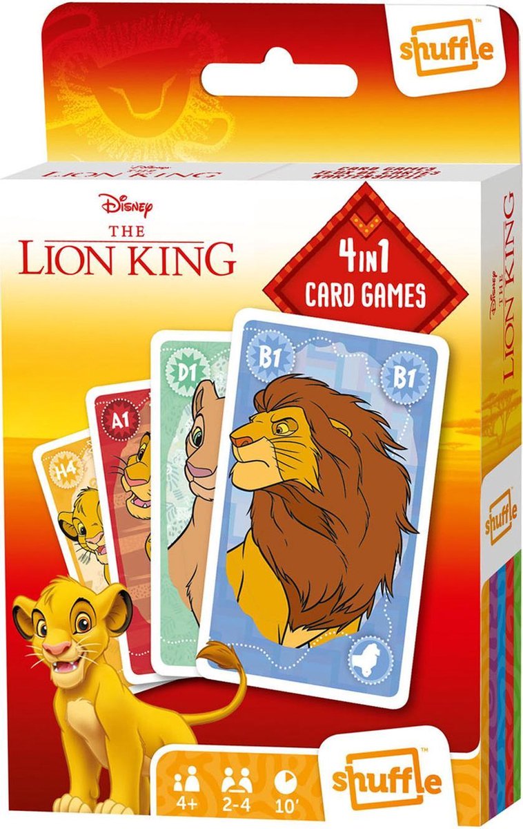 Lion King 4 in 1 Kaartspel