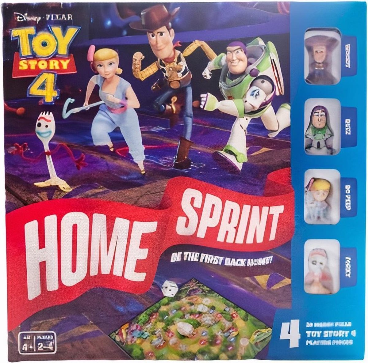 Disney Toy Story 4 Gezelschapsspel Mini Figuurtjes 6-delig