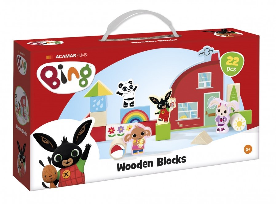 Bing - Houten Blokken (22 stuks)