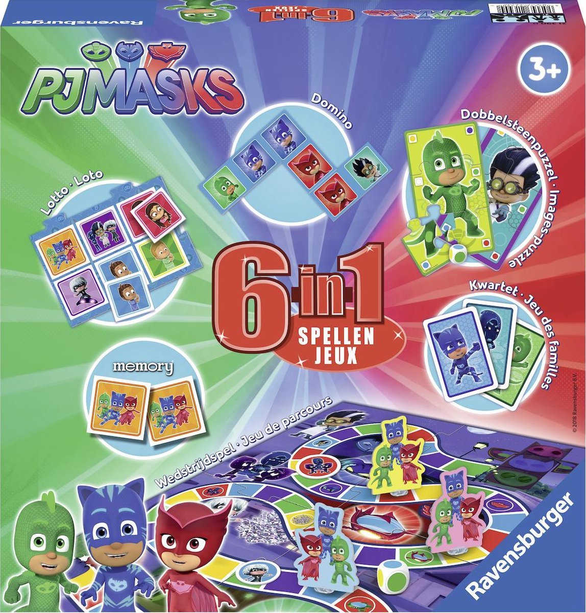 Spel 6 in 1 PJ Masks