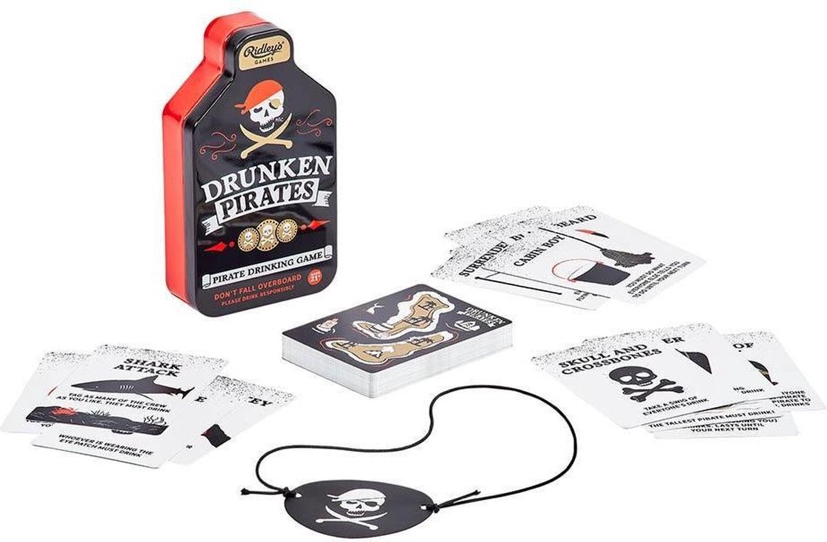 Ridley's Games Drankspel Drunken Pirate Karton/tin (En)