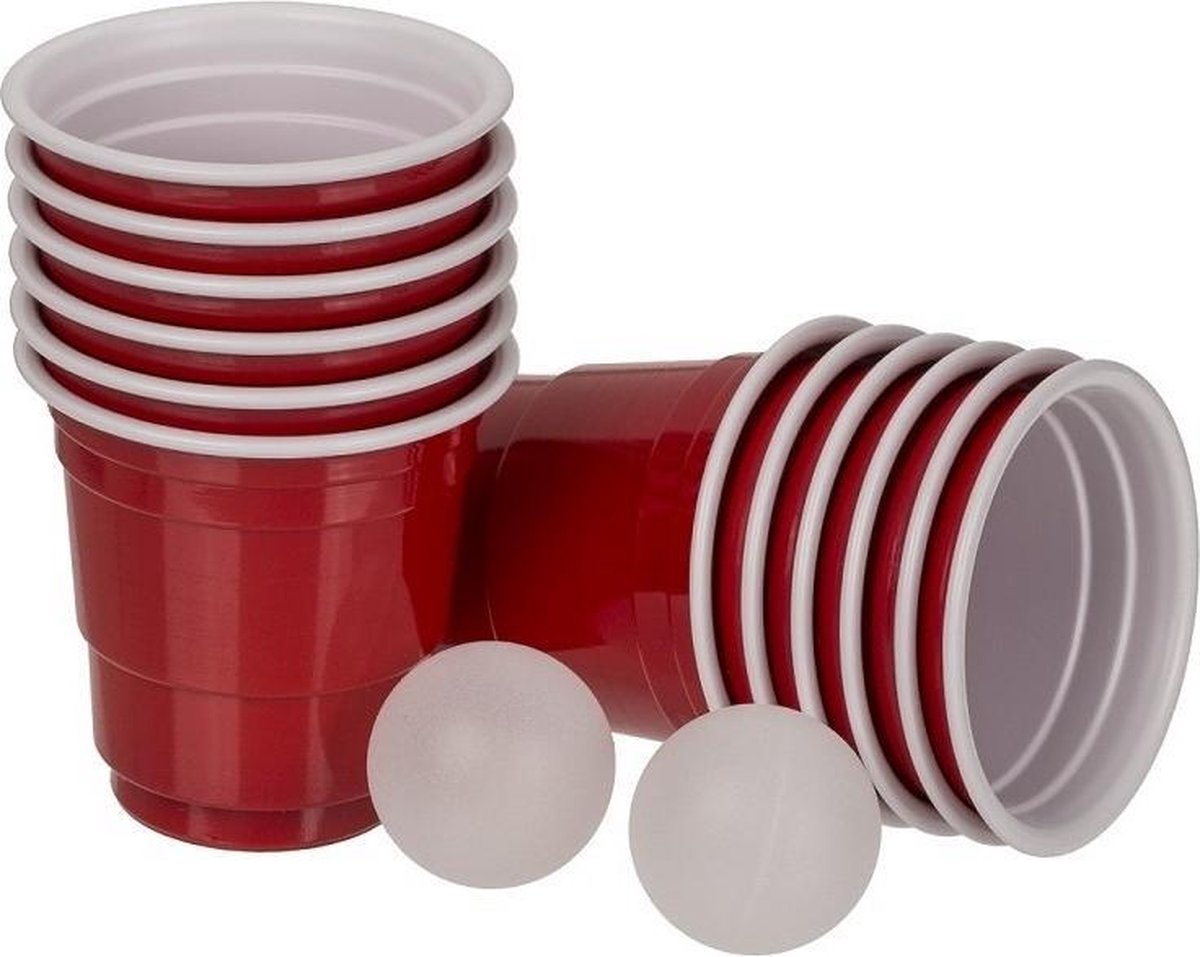 Mini Beer Pong Drankspel/drinkspel 14 Delig - Drankspellen