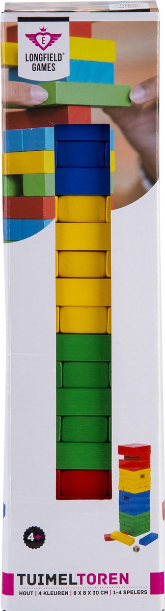 Tumbling Tower Hout 30cm