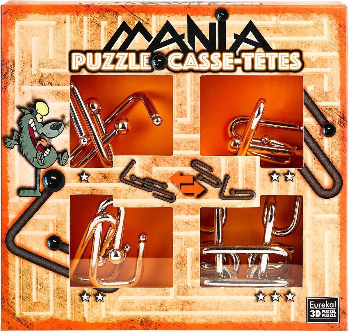 Eureka Planet Happy Puzzelspel Puzzle Mania Casse-têtes Orange