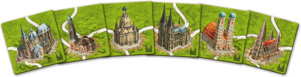 Uitbreiding Carcassonne: Kathedralen in Deutschland (Nieuwe Versie)