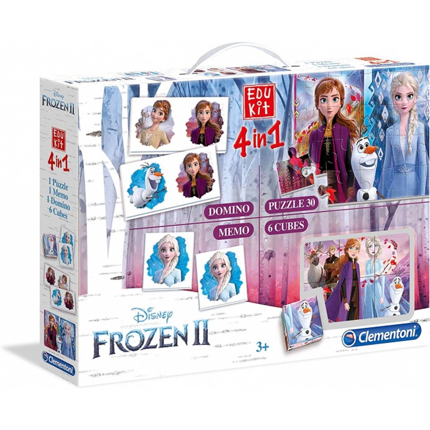 Spel Educatief Kit 4 In 1 Frozen 2 Clementoni (6018059)