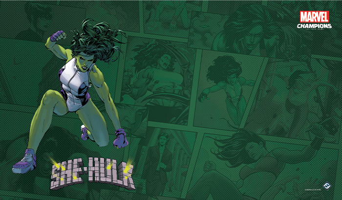 Marvel Champions She-Hulk Game Mat