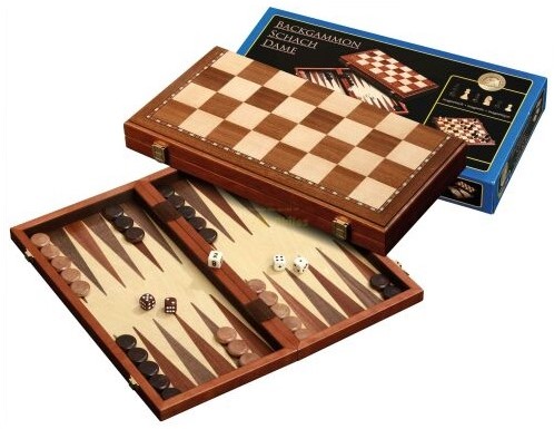 Schaak/Dam/Backgammon Cassette - 43 mm