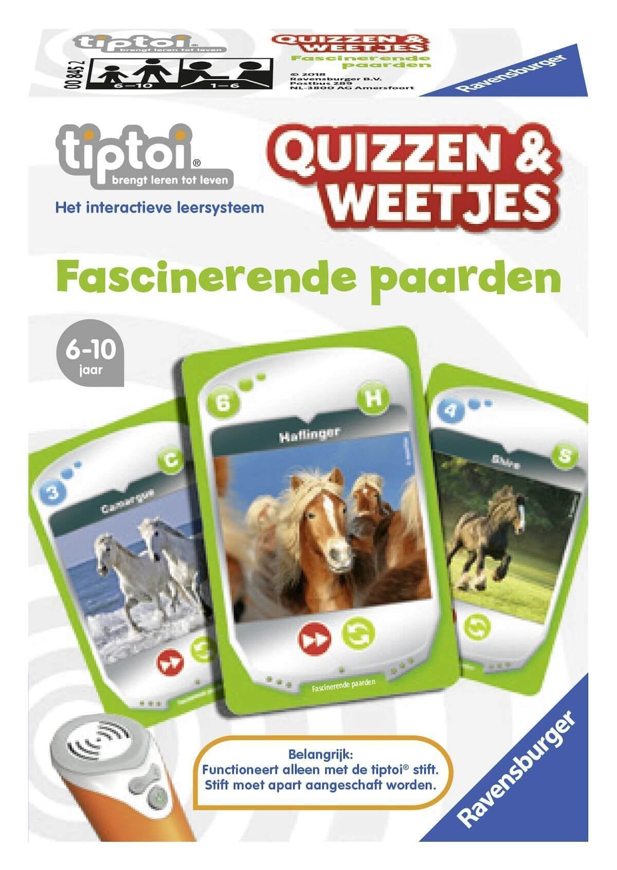 Tiptoi Quizzen & weetjes - Fascinerende paarden