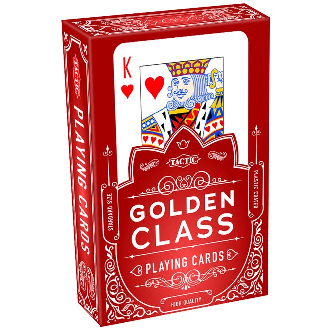 Golden Class Playing Cards (Red)