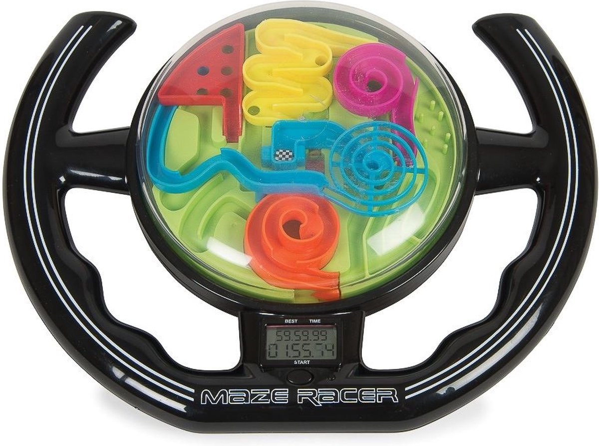 Funtime Doolhofspel Racing Maze 26,5 Cm Abs Zwart