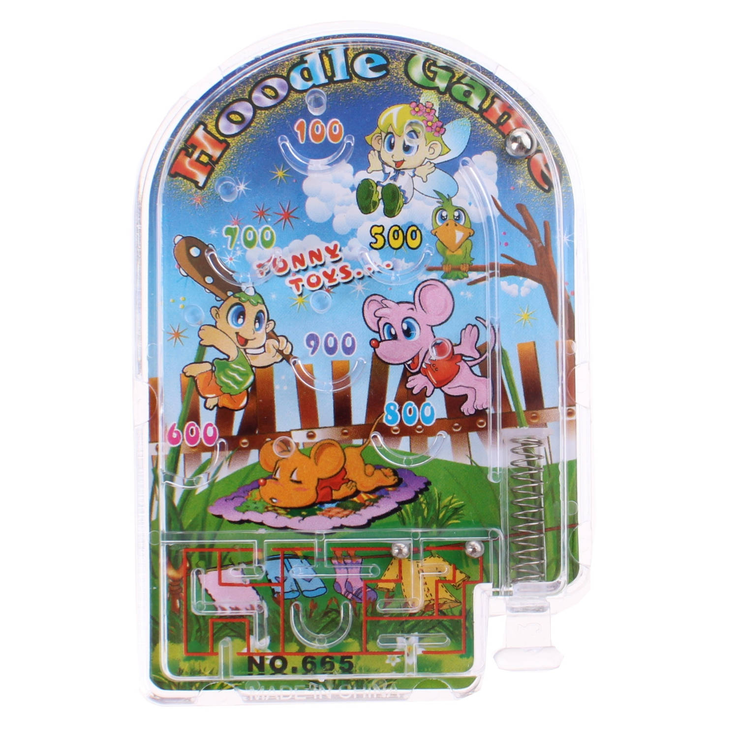 Jonotoys Pinball Mini Game Muizen 10 Cm Multicolor