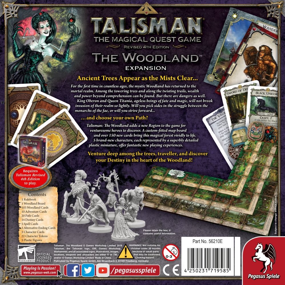 Talisman Revised 4th edition - The Woodland Expansion