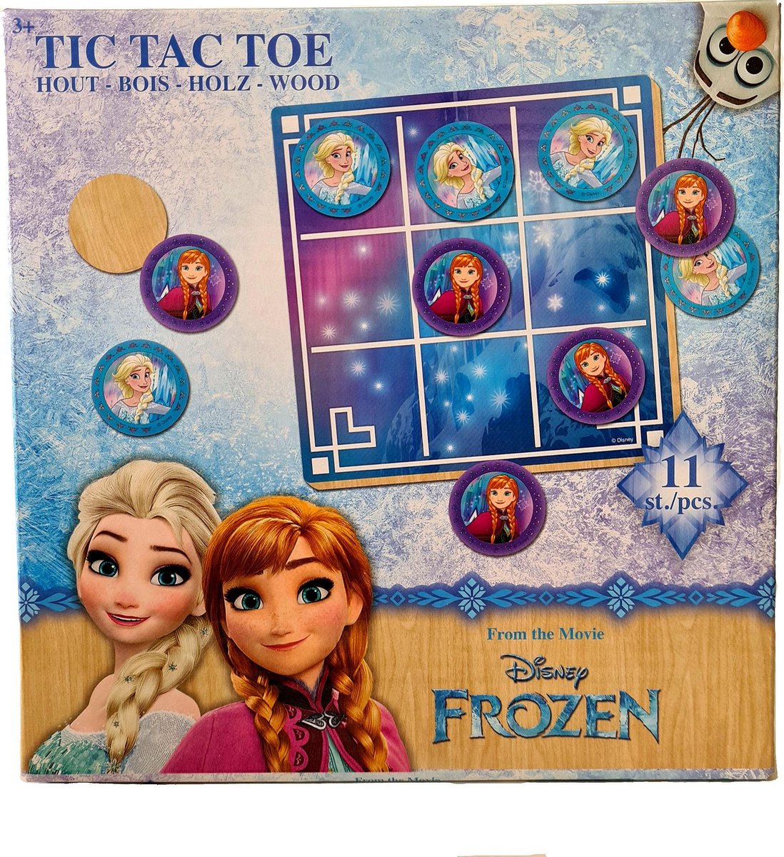 Disney Frozen Tictactoe Hout