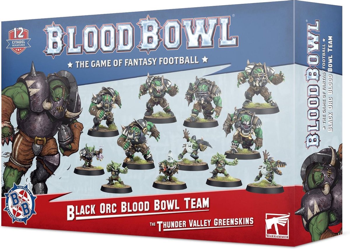 Blood Bowl: Black Orc Blood Bowl Team (The Thunder Valley Greenskins)