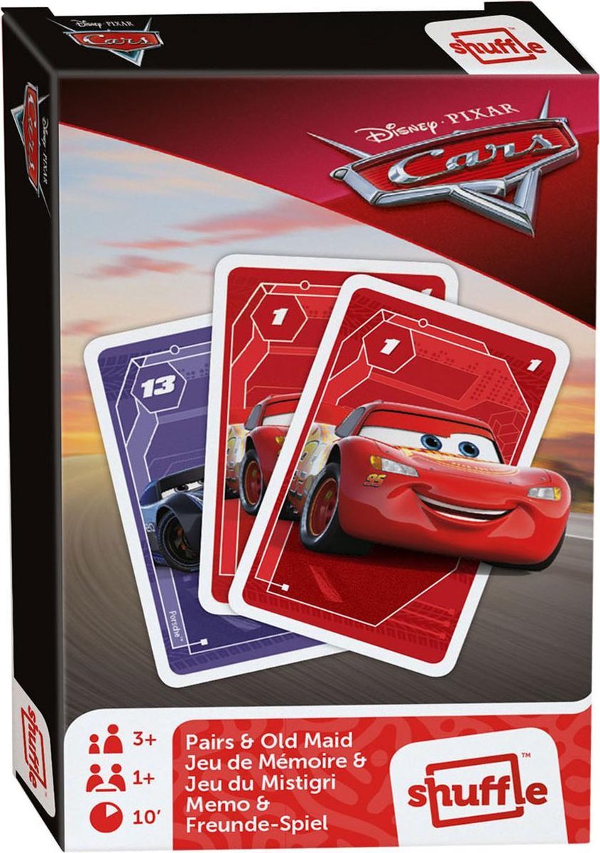 Cars Shuffle 2in1 Memo en Ezelspel