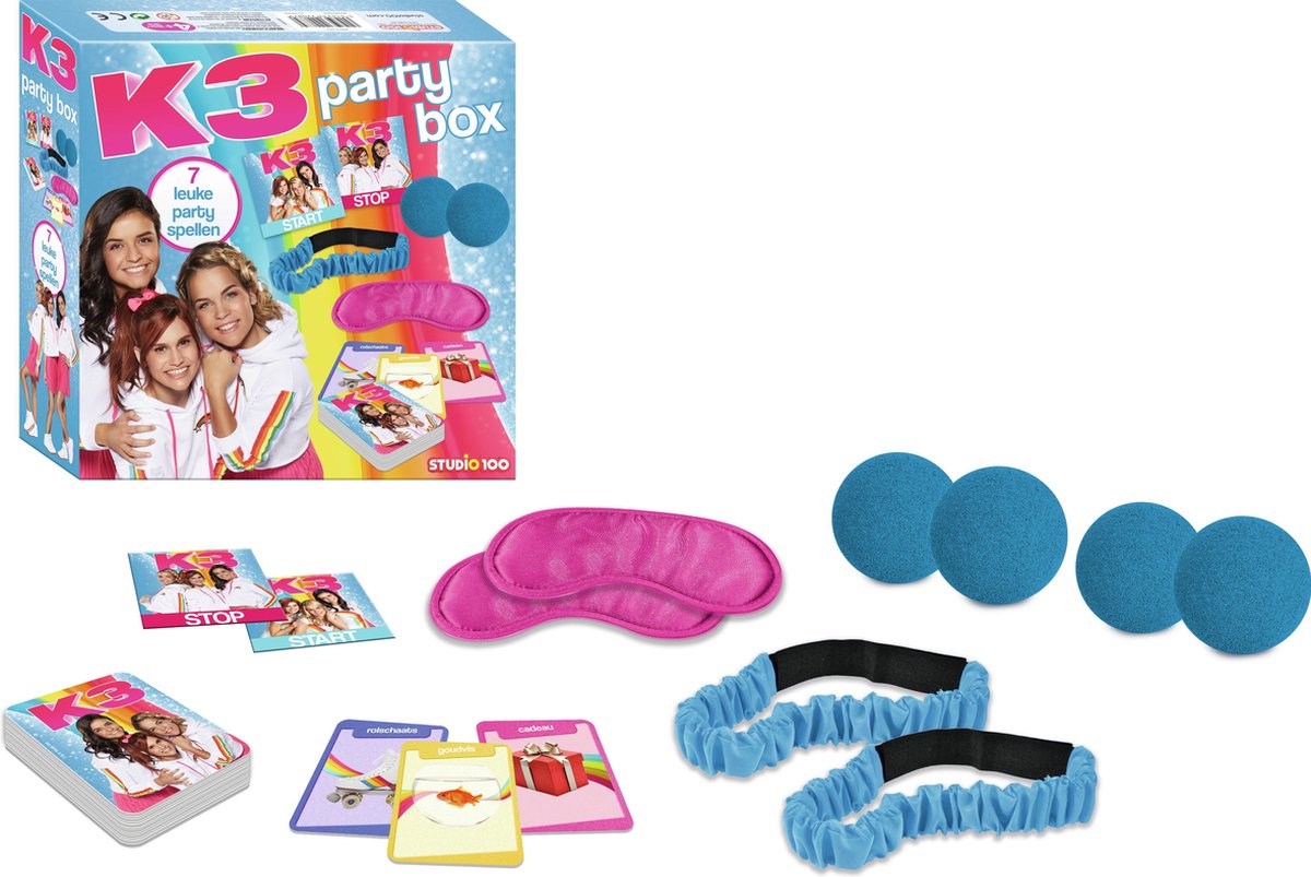 K3 Party kit - 7 leuke party spellen